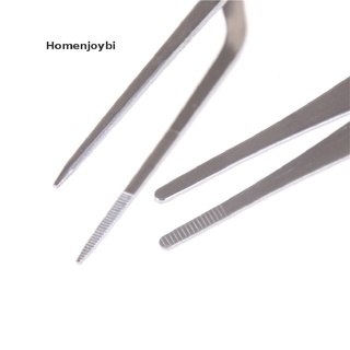 hbi> pinzas de acero inoxidable plata de 12-25 cm pinzas pinzas de punta recta herramienta bien (5)