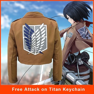 ataque en titan Chamarra shingeki no kyojin capa capa legion cosplay disfraz sudadera con capucha levi mikasa ackerman abrigo