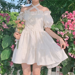 Lolita Verano Fresco Cumpleaños Pequeño Vestido Dulce Puff Manga Princesa Suave Niña