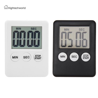 Hightechworld LCD Digital temporizador de cocina cocina reloj de cuenta regresiva arriba reloj fuerte alarma recordatorio
