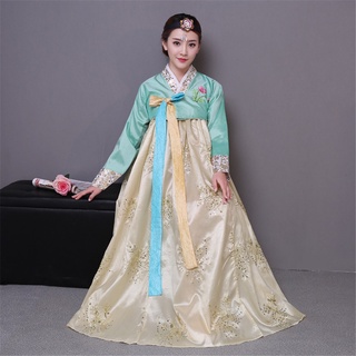 Mujer Hanbok vestido tradicional traje de las mujeres palacio de la boda baile disfraz Oriantal Dae Jang Geum disfraz (2)