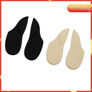 2 Pairs Gel Insoles for Flat Feet Arch Support Pain Relief Foot Care Pads