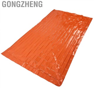 gongzheng manta de emergencia reflectante naranja saco de dormir para supervivencia camping al aire libre