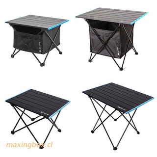 maxin picnic al aire libre mesa plegable de aleación de aluminio camping escritorio mini portátil mesa plegable para senderismo conducción viaje