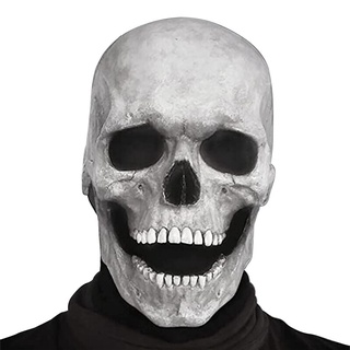 Casco de 1 X con cabezal de calavera removible cabezal de Esqueleto de Halloween decoración creativa disfraz de llamada Evil de la puerta