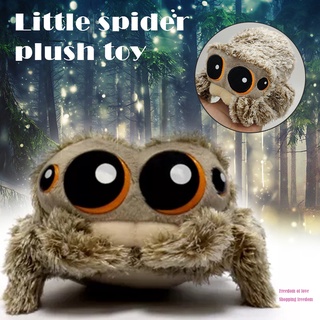the spider peluche con ojos grandes para niños mini figura de dibujos animados muñecas peluche fuzzy animal adorno 16*12*10cm