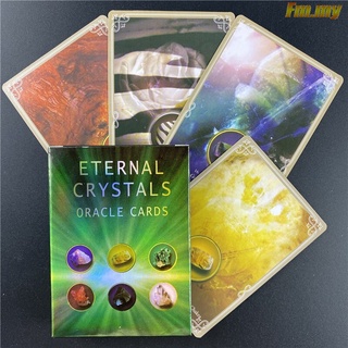 [Venta caliente]Eternal Crystals Oracle Tarot Deck inglés juegos de cartas FM