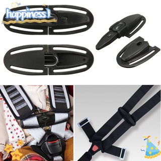 felicidad interior accesorios niños seguro bloqueo hebilla negro coche cinturones de seguridad pecho clip arnés bebé arriage alta calidad niño niño correa de seguridad
