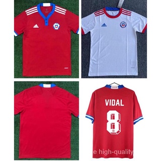 2021-22 Camiseta De Fútbol De Chile/La Copa América Local/Roja De Visitante VIDAL 21 22 Equipo Nacional jersi En Casa⚽
