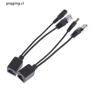 (lucky) 1set POE Cable Passive Power Over Ethernet Adapter Cable POE Splitter Injector piqging.cl
