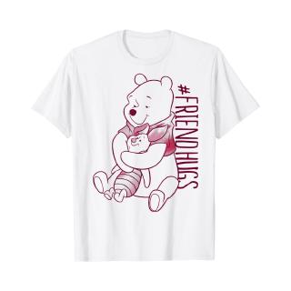 Disney Winnie The Pooh Piglet niños camiseta de algodón puro niños moda de dibujos animados de manga corta