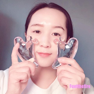 Fuelthefire rascador facial masajeador acupuntura Gua Sha junta Acupoint cuidado de ojos herramienta de masaje