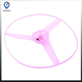 divertido volante giratorio luminoso disco volador led mango de luz flash para niños (3)