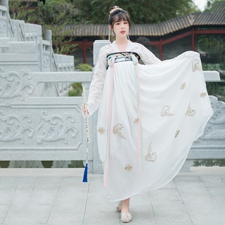 Verano Hanfu hadas tradicional chino disfraz para las mujeres Vintage Tang traje antiguo China estilo Emboridery ropa Cosplay conjuntos (5)