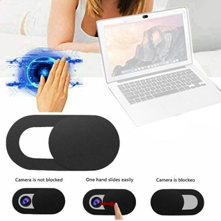 Cubierta de webcam Bloqueador de cámara web Privacidad del ordenador Ultra-delgado Negro Blanco Para ordenador portátil iPad teléfono PC (4)