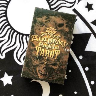 78pcs inglés Alchemy gótico inglaterra 1977 Tarot baraja de cartas juego de cartas cartas misteriosas slr