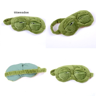 *tttwesdoe* Frog Sad frog 3D Eye Mask Cover Sleeping Funny Rest Sleep Funny Gift hot sell