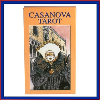 Nuevo estilo Tarot de Casanova 78 inglés juegos de cartas -