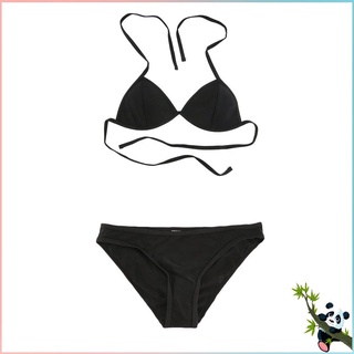 [TK] Verano De Las Mujeres Beachwear Neopren Bikini Triángulo Bandeau Push Up Traje De Baño