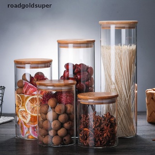 rgj frascos de vidrio sellados de borosilicato alto tanque de almacenamiento de cocina puede con contenedor de alimentos super