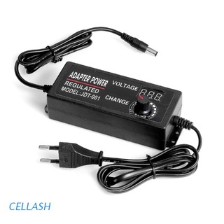 cellash universal 9-24v 3a ajustable ac/dc fuente de alimentación regulador adaptador con pantalla de voltaje