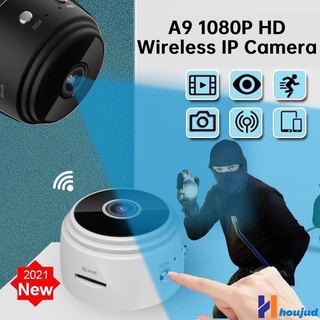 A9 1080p Mini Spy-Camera Wireless Ip Wifi Cámara de seguridad Full Hd 1080p 120 ° gran angular Con cámara de visión nocturna Alexa casa inteligente APP control -HOUD (1)