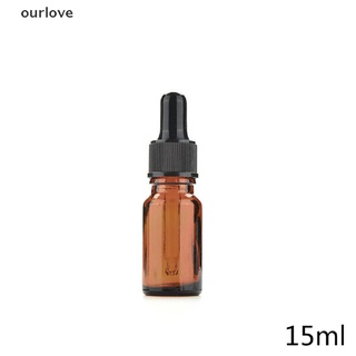 [ourlove] nuevo 5ml-100ml ámbar vidrio líquido reactivo botella de pipeta ojo gotero aromaterapia [ourlove] (2)