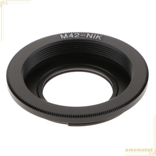 M42 Screw Mount Lens to Nikon AI F DSLR Adapter with Glass Focus
