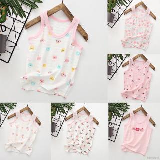 babyworld'' camiseta de bebé sin mangas tops niñas verano floral tanques tops niña ropa de niños camisola de algodón