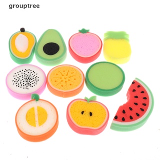 grouptree esponja de baño en forma de fruta lindo cuerpo esponja de limpieza de dibujos animados esponja de baño cl
