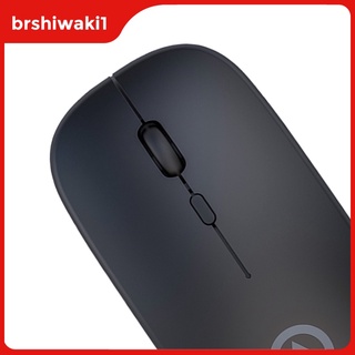 Brshiwaki1 Mouse Óptico inalámbrico De 2.4ghz/Silencioso/Ultra delgado Para Pc/Laptop (5)