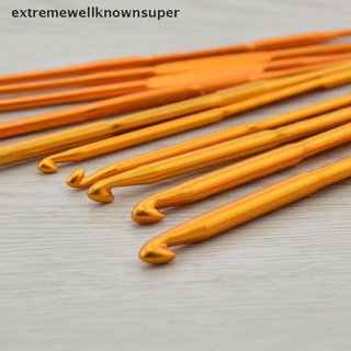 Ex2br 10 pzs juego de ganchos de alúmina para tejer DIY/agujas para tejer en casa herramientas de costura Martijn