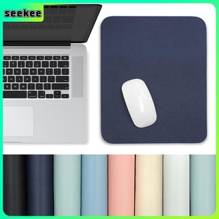 seekee - alfombrilla de teclado moderno para ratones, impermeable, piel sintética, alfombrilla de escritura antideslizante, ordenador portátil, oficina en casa, ultra suave, multicolor