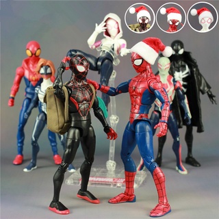 Marvel Spider-Man 2018 Into The Verse Película 7 " Figura De Acción Peter Parker Miles Morales Gwen Legends Comic ZD Juguetes Muñeca