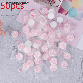 thevatipoemtot 50pcs/lot Portable Travel Magic Compressed Disposable Towel for Travel Face Hand Popular goods (9)