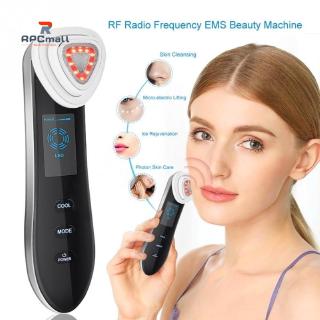 rf radio frecuencia multifuncional ems belleza máquina compresa fría para rejuvenecimiento de la piel