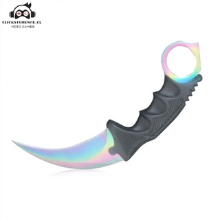 Cuchillo de entrenamiento de moda cuchilla curva garra Karambit juego de pata cuchillo para CSGO (1)