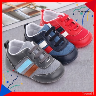 Toymall 1 par de zapatos de cuna de suela suave resistente al desgaste ligero Prewalker primero zapatos de caminar para accesorios de bebé