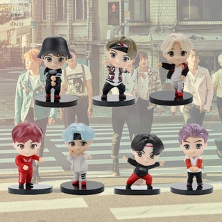 2-7st Generations 7PCS BTS Kpop Bangton Boys figura Mini ídolo muñeca decoración