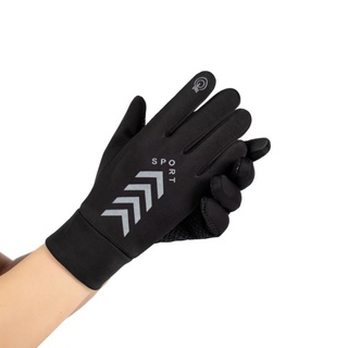 Guantes de ciclismo de invierno para mujeres/hombres/guantes de ciclismo de dedo completo/guantes antideslizantes de terciopelo/MTB/bicicleta de carretera al aire libre (4)