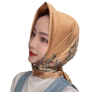 90*90cm moda bufanda Naelofar ironless chal cuadrado bufanda impreso bufanda limitada tiempo saleLady chal de las mujeres de las mujeres pañuelo en la cabeza monocromo bufanda nacional Khimar.
