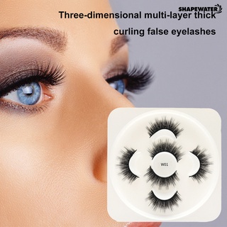 ShapeWater False Eyelashes Fiber Lotus Plate Makeup Extensions Eye Lashes