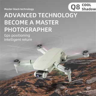 Ashi Drone Q 8 Mini Drone 5g Wifi Fpv con cámara 4k Hd Gps posicionamiento plegable sin cepillo