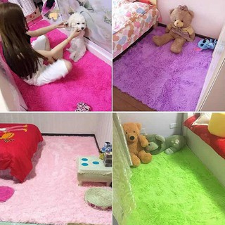 Espesar alfombra dormitorio lindo chica habitación completa tienda ins manta de noche (8)
