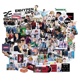 Hot + 105 pzas/set De Álbum De Fotos ENHYPEN adhesivo Para equipaje Laptop Laptop stickers De colección De fans (7)