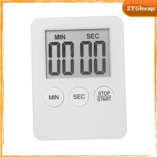 Digital Kitchen Timer Magnetic Backing Magnetic Countdown Clock Large LCD Screen Loud Alarm for Kitchen Home Sports Fitness Gym