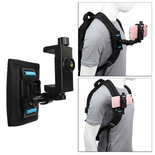 adaptador de teléfono inteligente rotación soporte bolsa cinturón adaptador mochila correa clip (1)