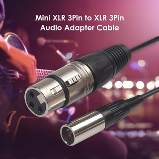 cyclelegend mini xlr de alta calidad 3 pines a xlr 3 pines cable de audio macho a hembra cable de micrófono de cámara