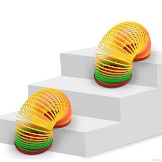 MyBaby juguetes divertidos clásicos de plástico arco iris mágicos Slinky para niños