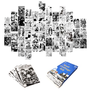 50 piezas anime pared collage kit estética hd arte impresión manga pósters para niños dormitorio decoración regalos de navidad dropshipping